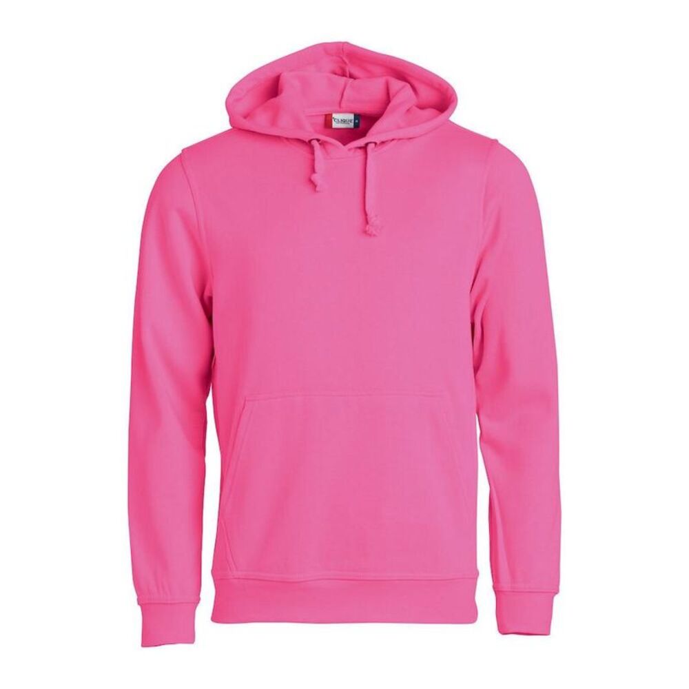Clique Unisex Adult Basic Hoodie / Bright Cerise